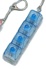 Light-Up Decompression Mechanical Keyboard With Light Pressing Keychain