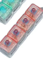 Light-Up Decompression Mechanical Keyboard With Light Pressing Keychain