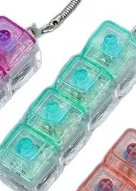 Light-Up Decompression Mechanical Keyboard With Light Pressing Keychain